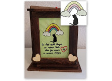 Stickdatei - Regenbogen Katze